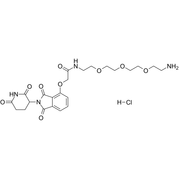 Thalidomide-O-amido-PEG3-C2-NH2 HCl 2245697-84-9